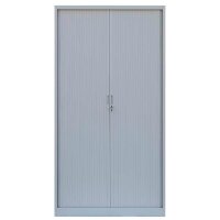 LÜLLMANN Schiebetürenschrank, 555150 lichtgrau 4 Fachböden 100,0 x 45,7 x 195,0 cm