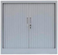 LÜLLMANN Schiebetürenschrank, 555080 lichtgrau 1 Fachboden 80,0 x 45,7 x 75,0 cm
