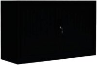 LÜLLMANN Schiebetürenschrank, 555129 tiefschwarz 1 Fachboden 120,0 x 45,7 x 75,0 cm