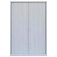 LÜLLMANN Schiebetürenschrank, 555160 lichtgrau 4 Fachböden 120,0 x 45,7 x 195,0 cm