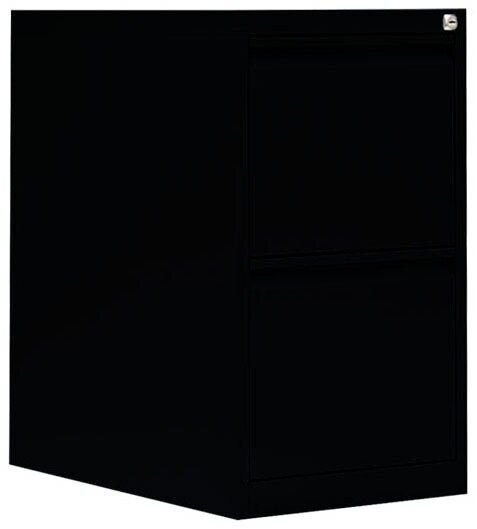 LÜLLMANN Hängeregistraturschrank tiefschwarz 2 Schubladen 40,0 x 62,0 x 70,5 cm, 1 St.