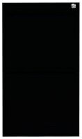 LÜLLMANN Hängeregistraturschrank tiefschwarz 2 Schubladen 40,0 x 62,0 x 70,5 cm, 1 St.