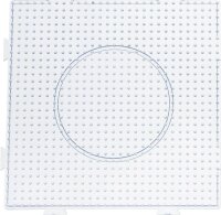 folia Bügelperlen Stiftplatten BASIC Groß transparent 3 St.