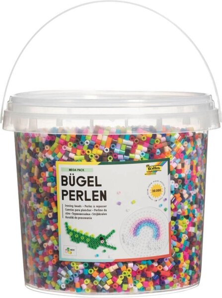 folia Bügelperlen mehrfarbig 30.000 St.
