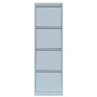 LÜLLMANN Hängeregistraturschrank lichtgrau 4 Schubladen 40,0 x 62,0 x 132,0 cm, 1 St.