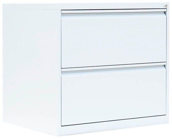 LÜLLMANN Hängeregistraturschrank signalweiß 2 Schubladen 76,0 x 62,0 x 70,5 cm, 1 St.