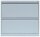 LÜLLMANN Hängeregistraturschrank lichtgrau 2 Schubladen 76,0 x 62,0 x 70,5 cm, 1 St.