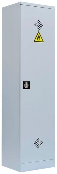 LÜLLMANN Umweltschrank 566240 lichtgrau 4 Fachböden 50,0 x 42,2 x 195,0 cm, aufgebaut, 1 St.