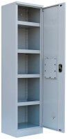 LÜLLMANN Umweltschrank 566240 lichtgrau 4 Fachböden 50,0 x 42,2 x 195,0 cm, aufgebaut, 1 St.