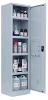 LÜLLMANN Umweltschrank 566240 lichtgrau 4 Fachböden 50,0 x 42,2 x 195,0 cm, aufgebaut, 1 St.