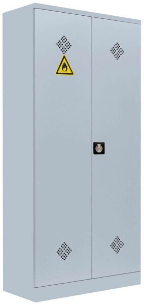LÜLLMANN Umweltschrank 566250 lichtgrau 4 Fachböden 91,6 x 42,2 x 195,0 cm, aufgebaut, 1 St.