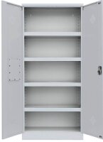 LÜLLMANN Umweltschrank 566250 lichtgrau 4 Fachböden 91,6 x 42,2 x 195,0 cm, aufgebaut, 1 St.