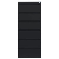 LÜLLMANN Karteischrank tiefschwarz 53,0 x 62,0 x 132,0 cm, 1 St.