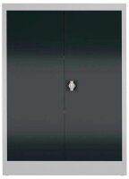 ClassiX Stahlschrank X-530328 anthrazit, lichtgrau 2 Fachböden 92,0 x 42,0 x 120,0 cm, aufgebaut, 1 St.