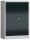 ClassiX Stahlschrank X-530328 anthrazit, lichtgrau 2 Fachböden 92,0 x 42,0 x 120,0 cm, aufgebaut, 1 St.