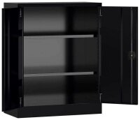 ClassiX Stahlschrank X-530319 tiefschwarz 2...