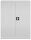 ClassiX Stahlschrank X-530317 signalweiß 2 Fachböden 80,0 x 38,0 x 100,0 cm, aufgebaut, 1 St.