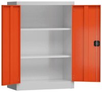 ClassiX Stahlschrank X-530324 feuerrot, lichtgrau 2...