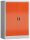 ClassiX Stahlschrank X-530324 feuerrot, lichtgrau 2 Fachböden 92,0 x 42,0 x 120,0 cm, aufgebaut, 1 St.