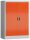 ClassiX Stahlschrank X-530324 feuerrot, lichtgrau 2 Fachböden 92,0 x 42,0 x 120,0 cm, aufgebaut, 1 St.