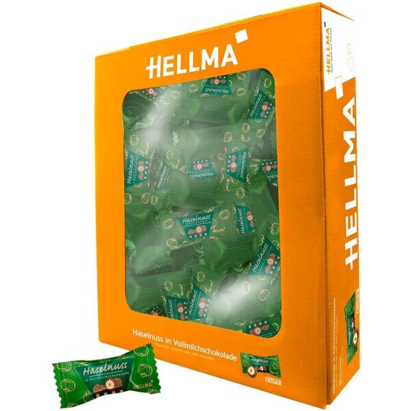 HELLMA Haselnuss mit Vollmilchschokolade Schokolade 380 St.  ( 70103293 )