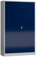 ClassiX Stahlschrank X-530371 enzianblau, lichtgrau 4...