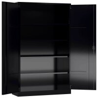 ClassiX Stahlschrank X-530379 tiefschwarz 4...