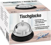 WEDO Tischglocke silber