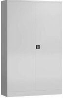 ClassiX Stahlschrank X-530377 signalweiß 4 Fachböden 120,0 x 42,0 x 194,5 cm, aufgebaut, 1 St.