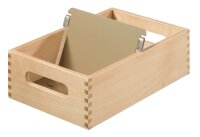 HAN Karteikasten DIN A6 für 900 Karteikarten braun...