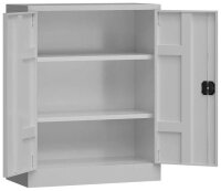 ClassiX Stahlschrank X-530310 lichtgrau 2 Fachböden...