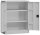 ClassiX Stahlschrank X-530310 lichtgrau 2 Fachböden 80,0 x 38,0 x 100,0 cm, aufgebaut, 1 St.
