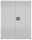 ClassiX Stahlschrank X-530310 lichtgrau 2 Fachböden 80,0 x 38,0 x 100,0 cm, aufgebaut, 1 St.