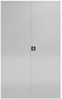 ClassiX Stahlschrank X-530380 lichtgrau 4 Fachböden 120,0 x 60,0 x 194,5 cm, aufgebaut, 1 St.