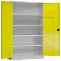 ClassiX Stahlschrank X-530386 zinkgelb, lichtgrau 4...