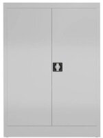 ClassiX Stahlschrank X-530320 lichtgrau 2 Fachböden 92,0 x 42,0 x 120,0 cm, aufgebaut, 1 St.