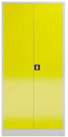 ClassiX Stahlschrank X-530356 zinkgelb, lichtgrau 4 Fachböden 92,0 x 50,0 x 194,5 cm, aufgebaut, 1 St.