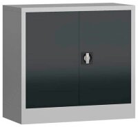 ClassiX Stahlschrank X-530308 anthrazit, lichtgrau 1 Fachboden 80,0 x 38,0 x 75,0 cm, aufgebaut, 1 St.