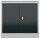 ClassiX Stahlschrank X-530308 anthrazit, lichtgrau 1 Fachboden 80,0 x 38,0 x 75,0 cm, aufgebaut, 1 St.