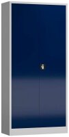 ClassiX Stahlschrank X-530351 enzianblau, lichtgrau 4...