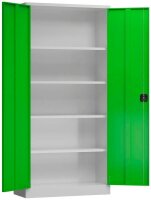 ClassiX Stahlschrank X-530355 lichtgrau, gelbgrün 4...
