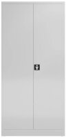 ClassiX Stahlschrank X-530350 lichtgrau 4 Fachböden 92,0 x 50,0 x 194,5 cm, aufgebaut, 1 St.