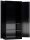 ClassiX Stahlschrank X-530359 tiefschwarz 4 Fachböden 92,0 x 50,0 x 194,5 cm, aufgebaut, 1 St.