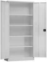 ClassiX Stahlschrank X-530360 lichtgrau 4 Fachböden...