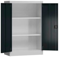 ClassiX Stahlschrank X-530298 anthrazit, lichtgrau 2...