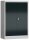 ClassiX Stahlschrank X-530298 anthrazit, lichtgrau 2 Fachböden 80,0 x 38,0 x 120,0 cm, aufgebaut, 1 St.