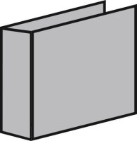 ELBA rado A5 quer Ordner schwarz marmoriert Karton 7,5 cm DIN A5 quer, 1 St.