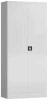 ClassiX Stahlschrank X-530337 signalweiß 4 Fachböden 80,0 x 38,0 x 180,0 cm, aufgebaut, 1 St.