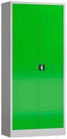 ClassiX Stahlschrank X-530335 lichtgrau, gelbgrün 4...