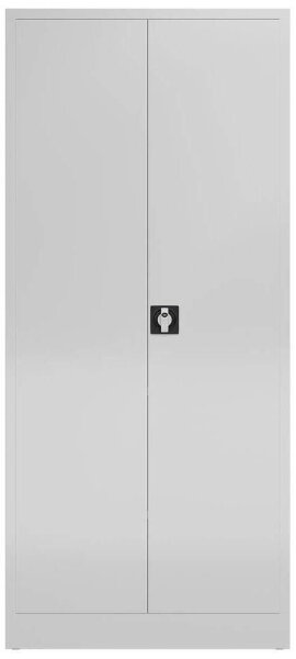 ClassiX Putzmittelschrank X-545520 lichtgrau 4 Fachböden 80,0 x 38,0 x 180,0 cm, aufgebaut, 1 St.